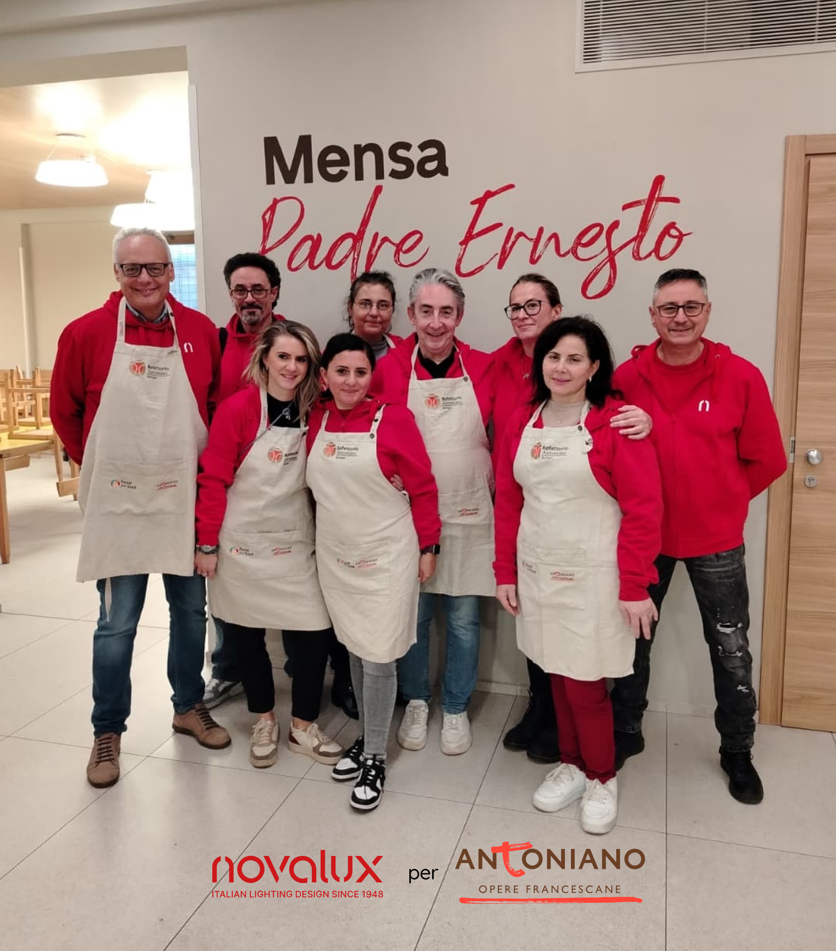 Novalux per Antoniano: quando la luce diventa solidarietà Novalux per Antoniano: quando la luce diventa solidarietà