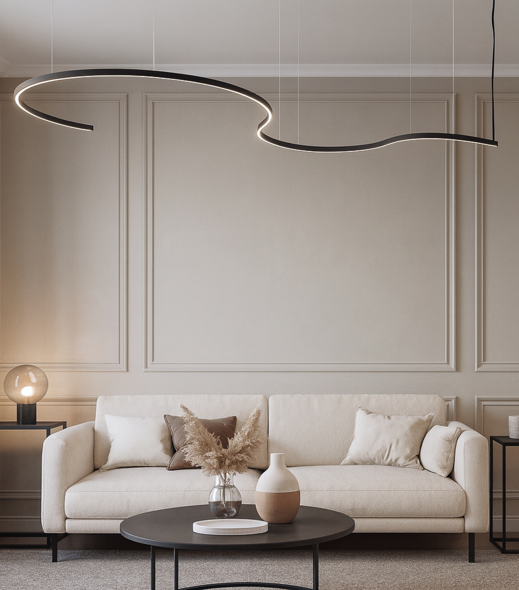 A modular lighting system that revolutionises spaces: DOMYNOS PS Novalux
