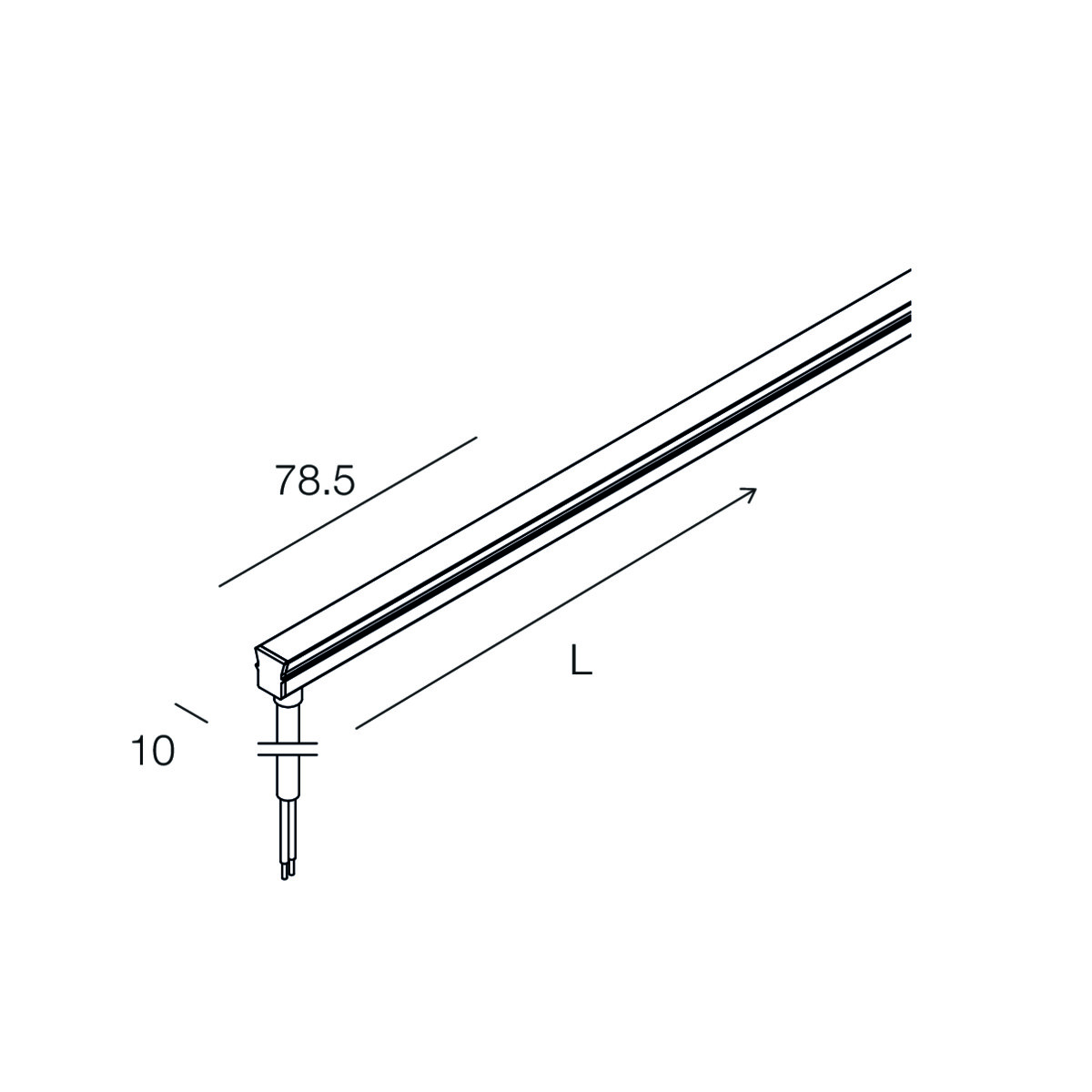 DOMYNOS STRIP LED - Schema tecnico