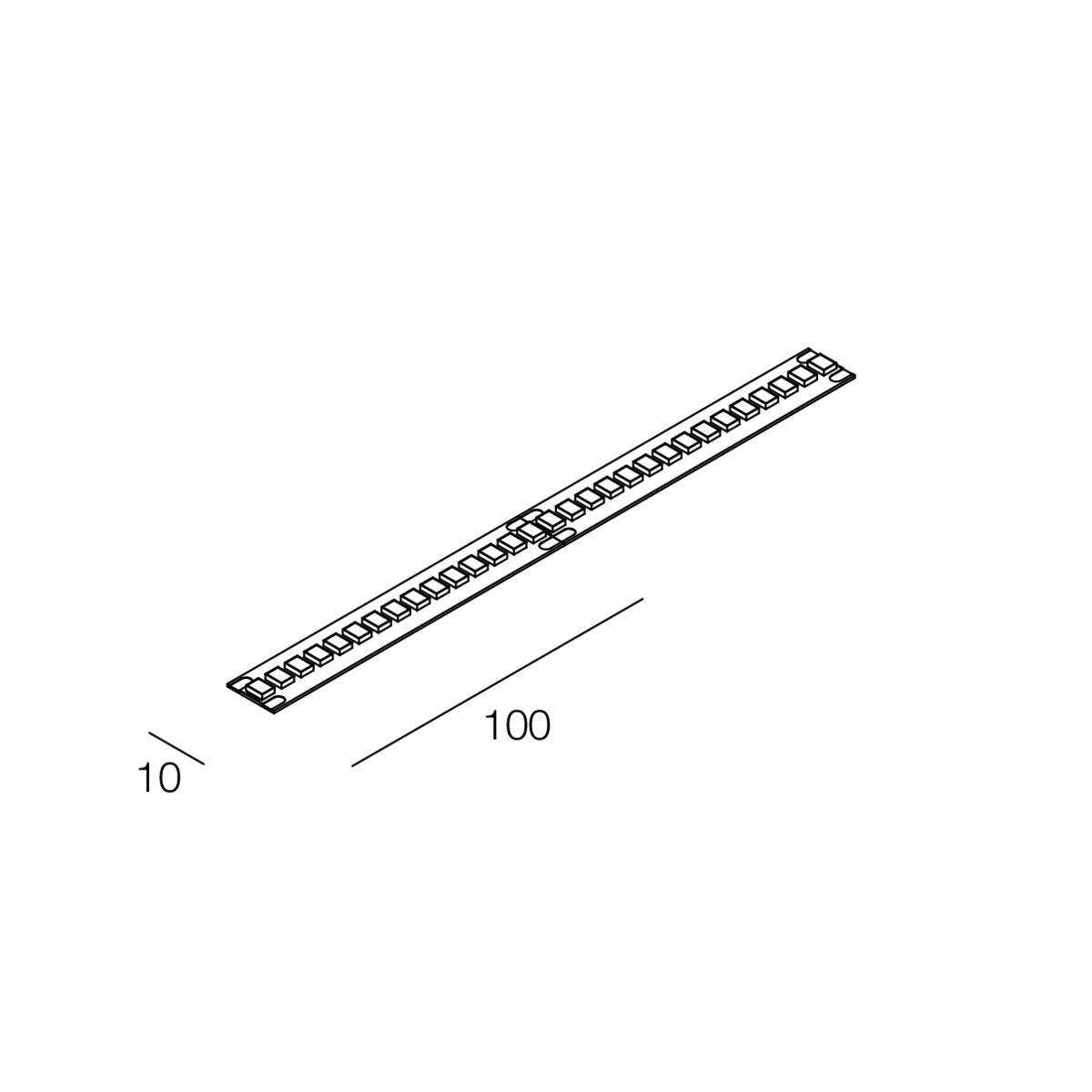 STRIP LED - Schema tecnico