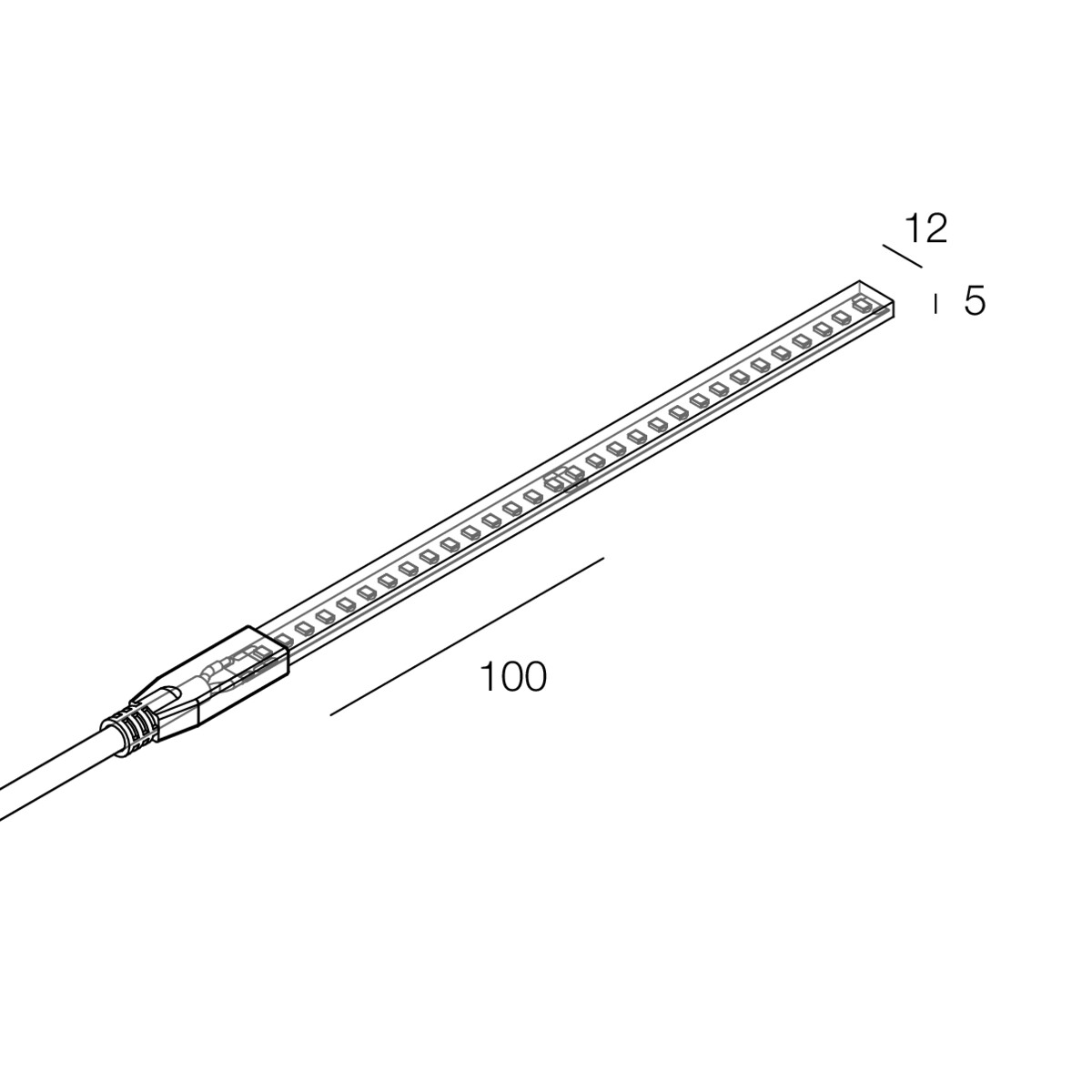 STRIP LED - Schema tecnico
